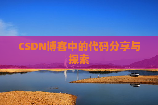 CSDN博客中的代码分享与探索